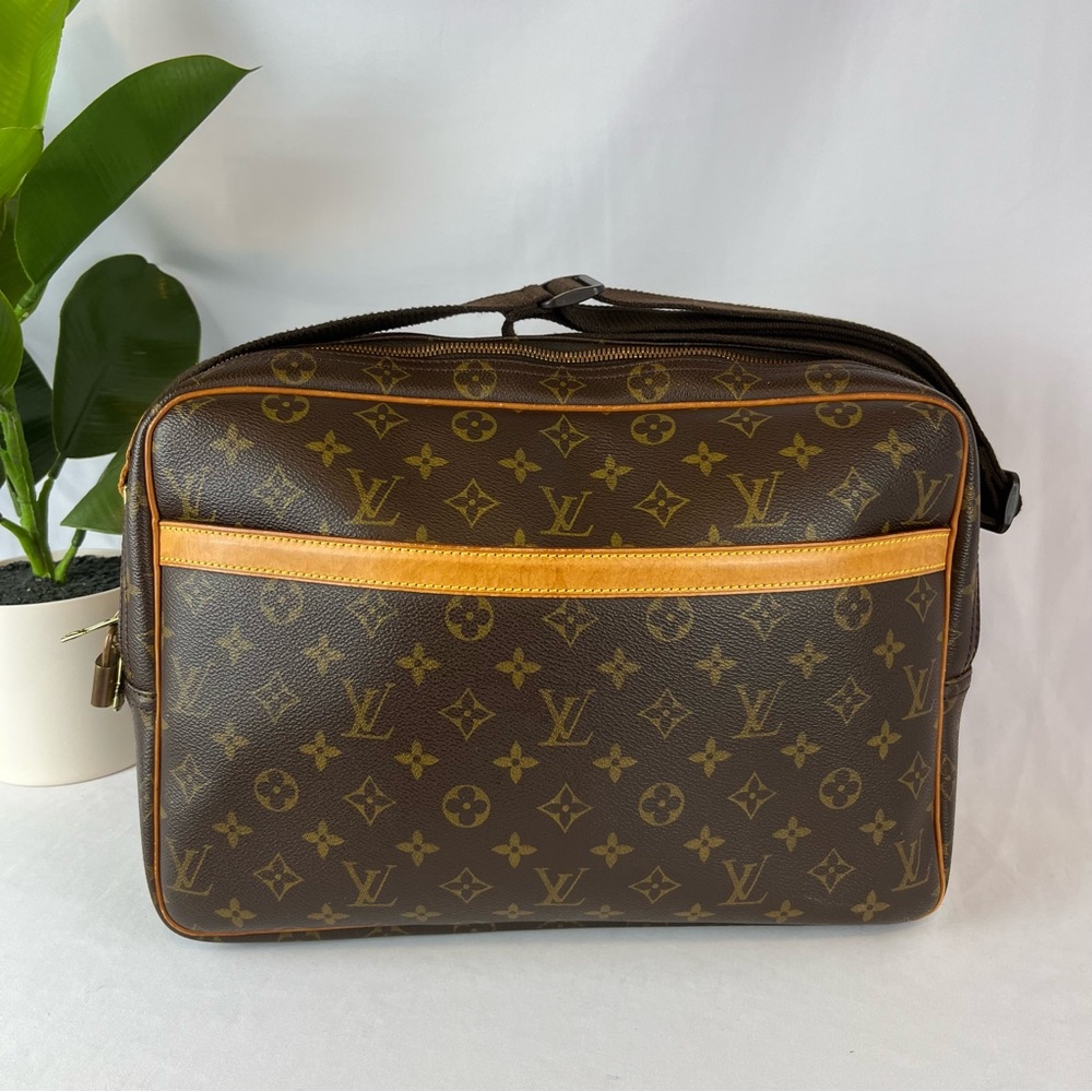 Louis Vuitton Brown and Tan Crossbody Bag